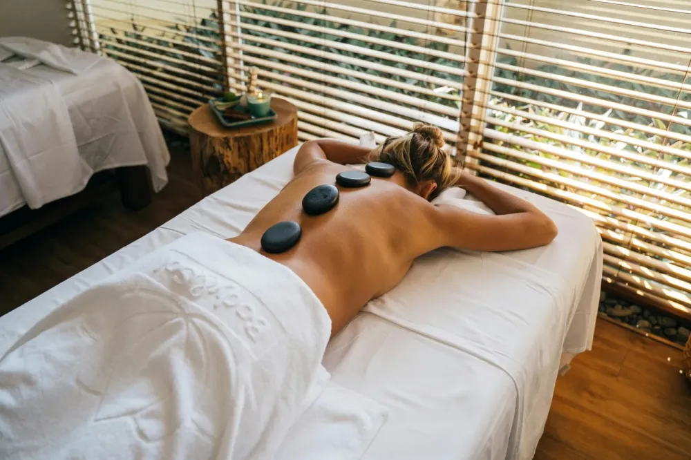 Massage pierres